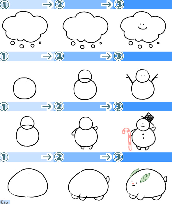 あなたのためのイラスト 最高の雪だるま イラスト 簡単